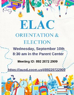 ELAC Flyer - Spanish